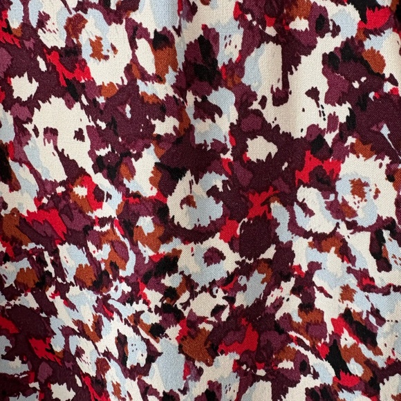 Beachlunchlounge Abstract Floral Button Down Blouse - Size L - Picture 3 of 7